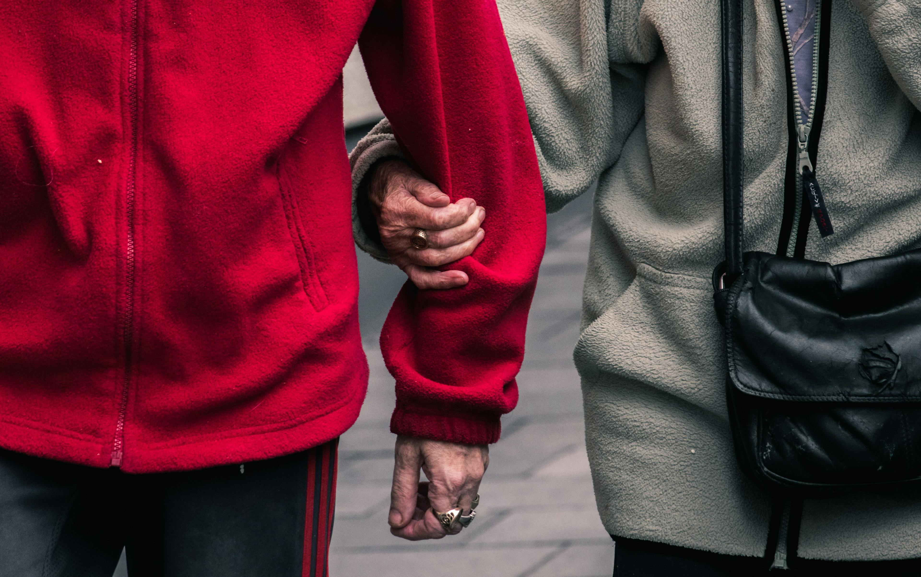 people holding hands