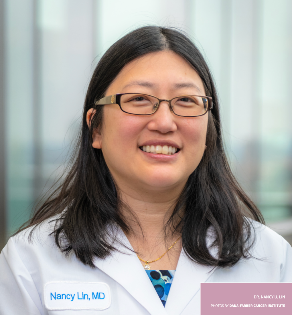 Dr. Nancy U. Lin. Photos by Dana-Farber Cancer Institute