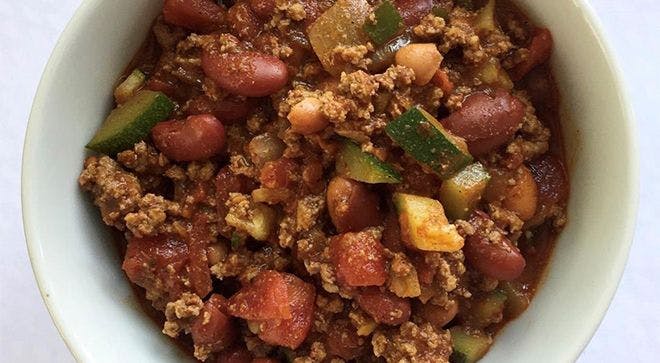 Cooking with CURE: Three Bean Vegetable Chili Recipe