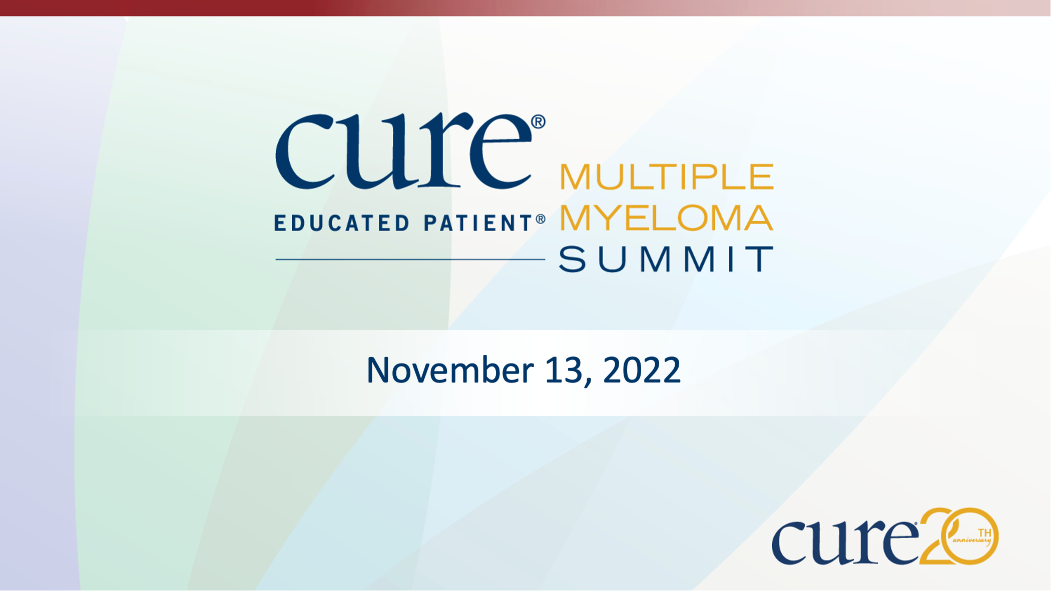 CURE Educated Patient Multiple Myeloma Cancer Summit