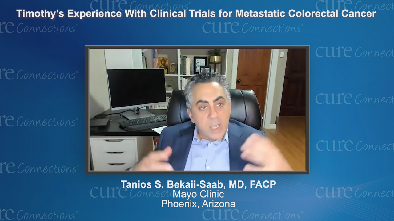 Timothy's Experience With Clinical Trials for Metastatic Colorectal Cancer