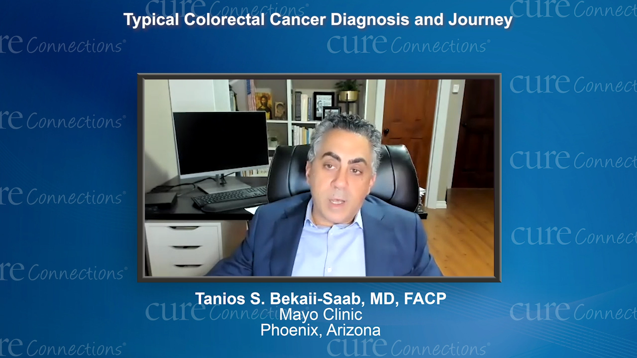 Typical Colorectal Cancer Diagnosis and Journey