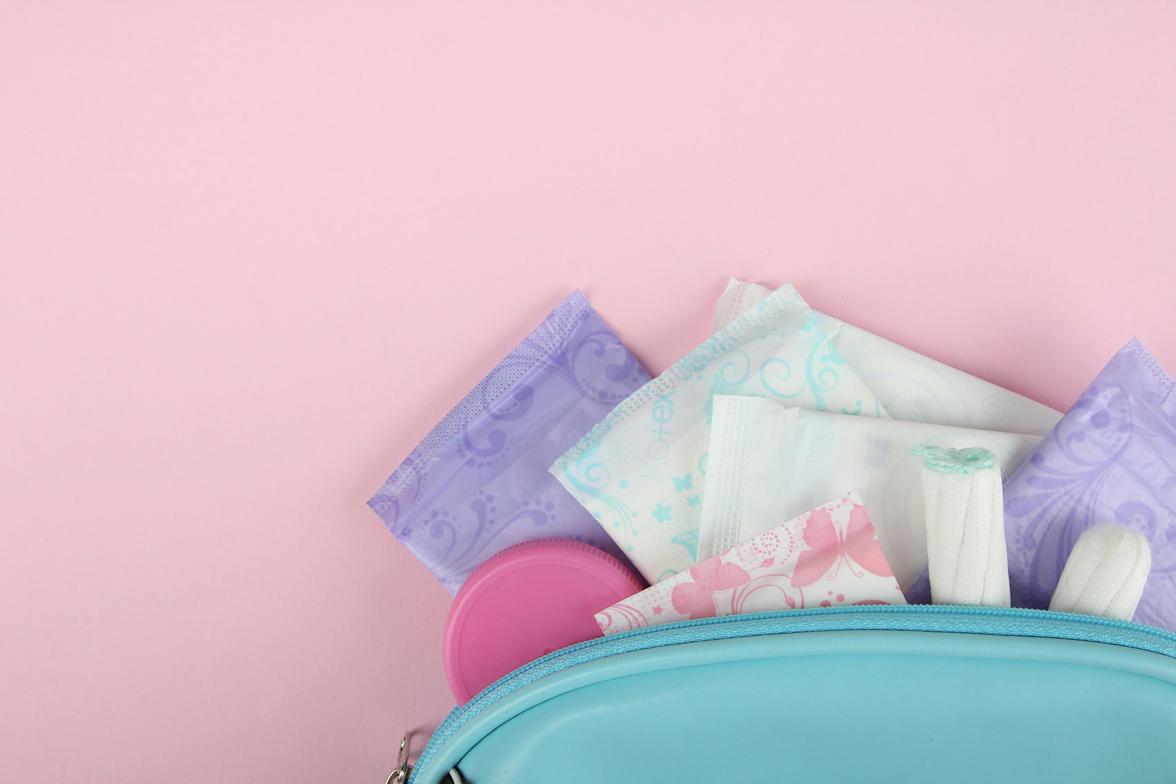 Hygiene feminine pads, tampon menstruation in the beautician | Image credit: © Studio KIVI - © stock.adobe.com