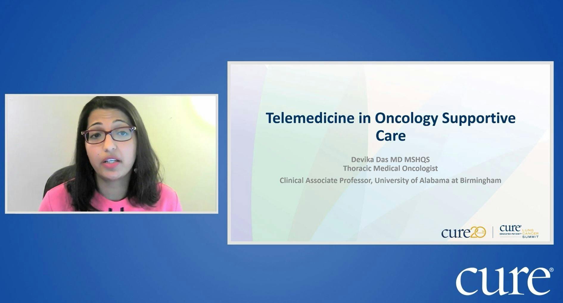 Dr. Devika Das explains telemedicine in cancer supportive care