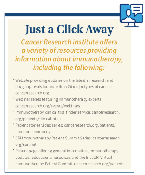 immunotherapy cancer research