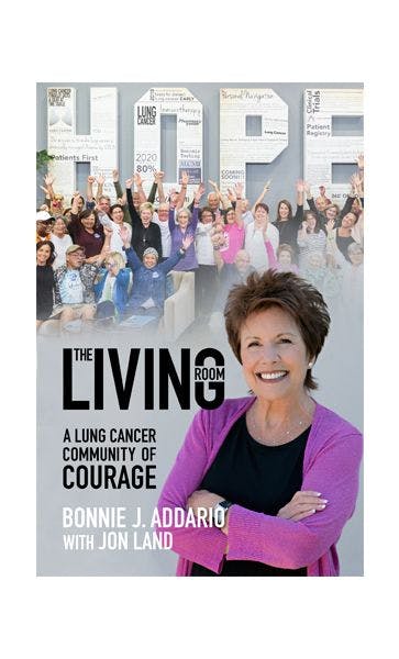 lung cancer, GO2, awareness, The Living Room, book