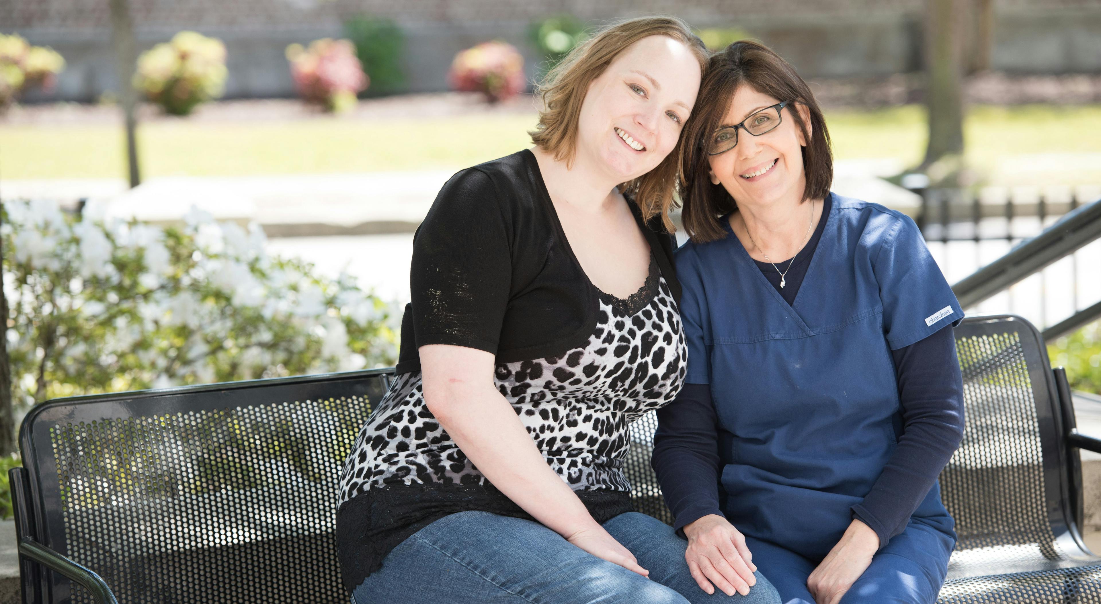 Tammy Wilsford and Lisa Craven, RN PHOTO BY JULIE G. ROWE