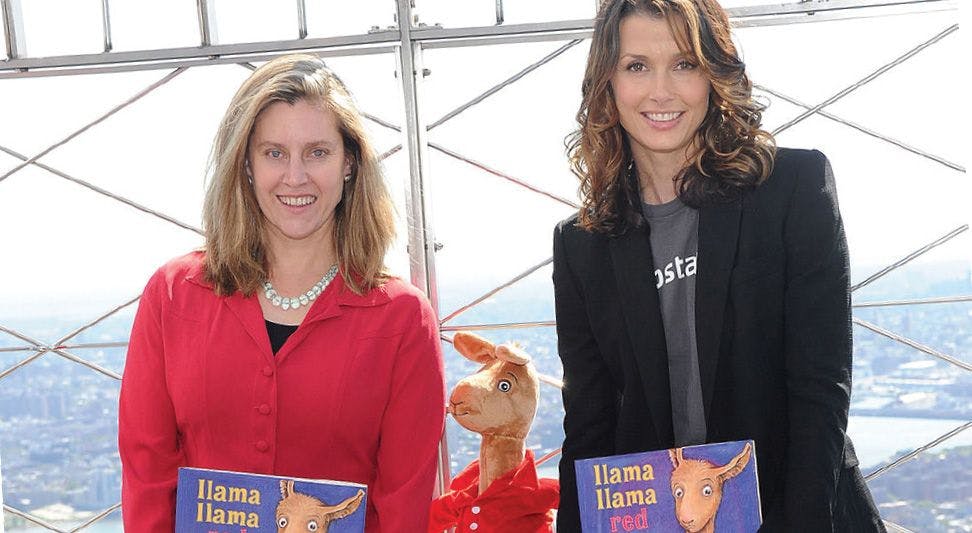 Author ANNA DEWDNEY and
actress BRIDGET MOYNAHAN
attend Jumpstart’s Read For
The Record event at The
Empire State Building in 2011.
Read for The Record is a
national campaign to address
the educational inequities
that leave some children
unprepared for kindergarten. - PHOTO BY JASON KEMPIN / WIREIMAGE FOR JUMPSTART FOR YOUNG CHILDREN