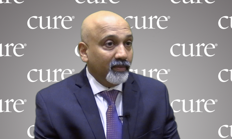 Man in a navy suit with a purple tie. Dr. Saby George talks to CURE about how treatment with Opdivo could mitigate disparities in patients with kidney cancer.