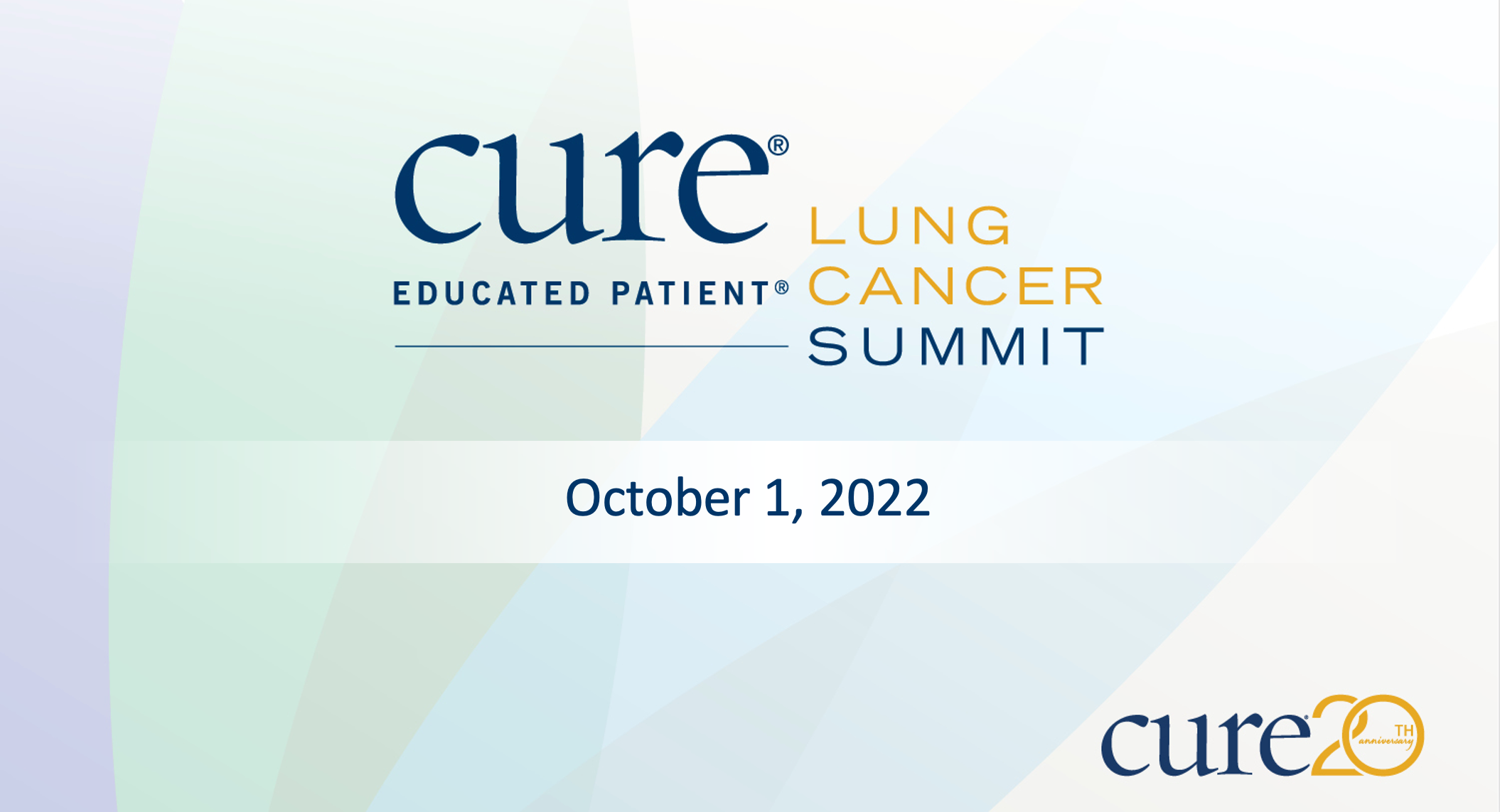 CURE Educated Patient Lung Cancer Summit
