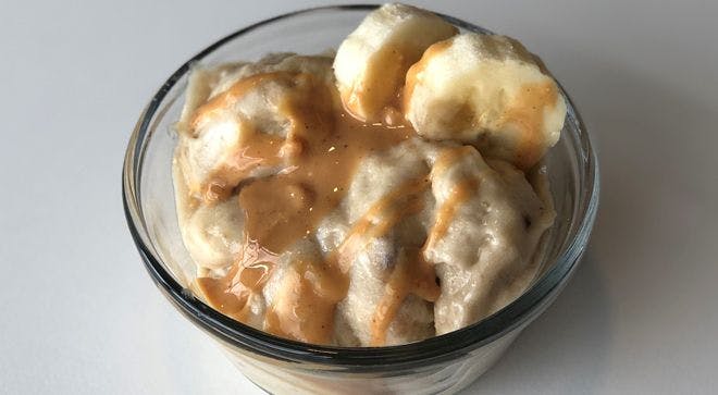 Summer Snacktime: Peanut Butter Banana Ice Cream Recipe