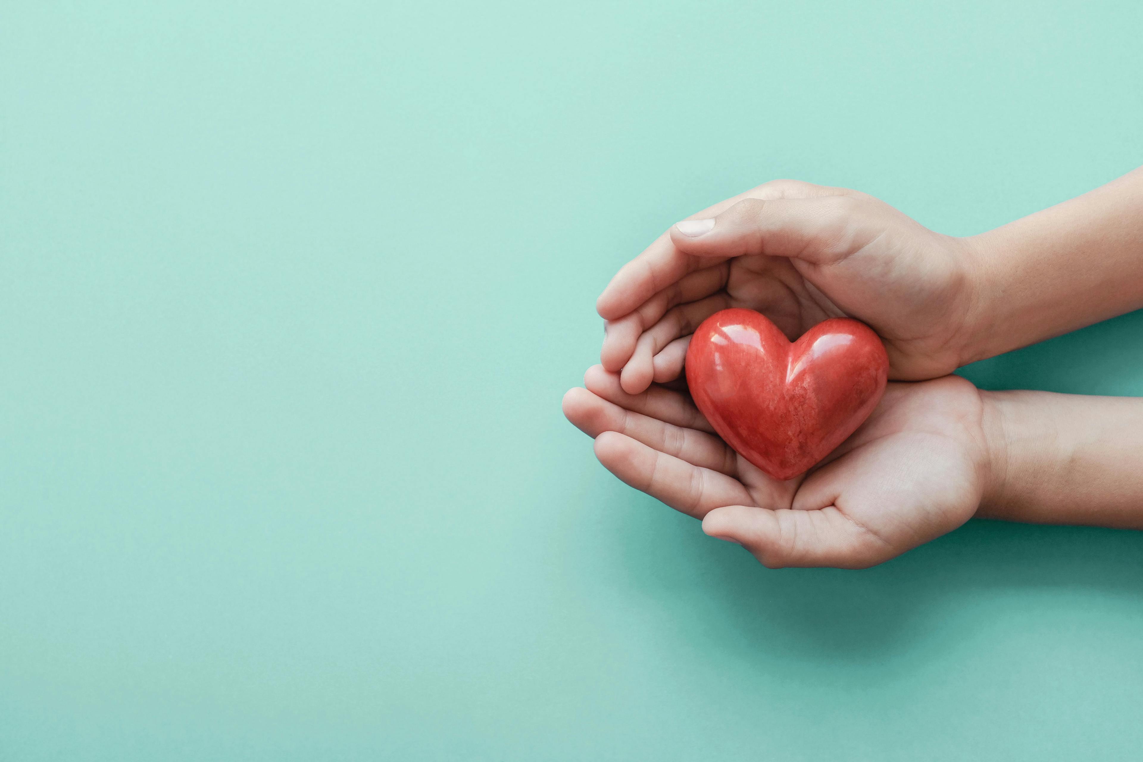 hands holding red heart, health care, love, organ donation, wellbeing family insurance,CSR concept, world heart day, world health day, hope, gratitude, praying concept  | Image credit © sewcream - stock.adobe.com