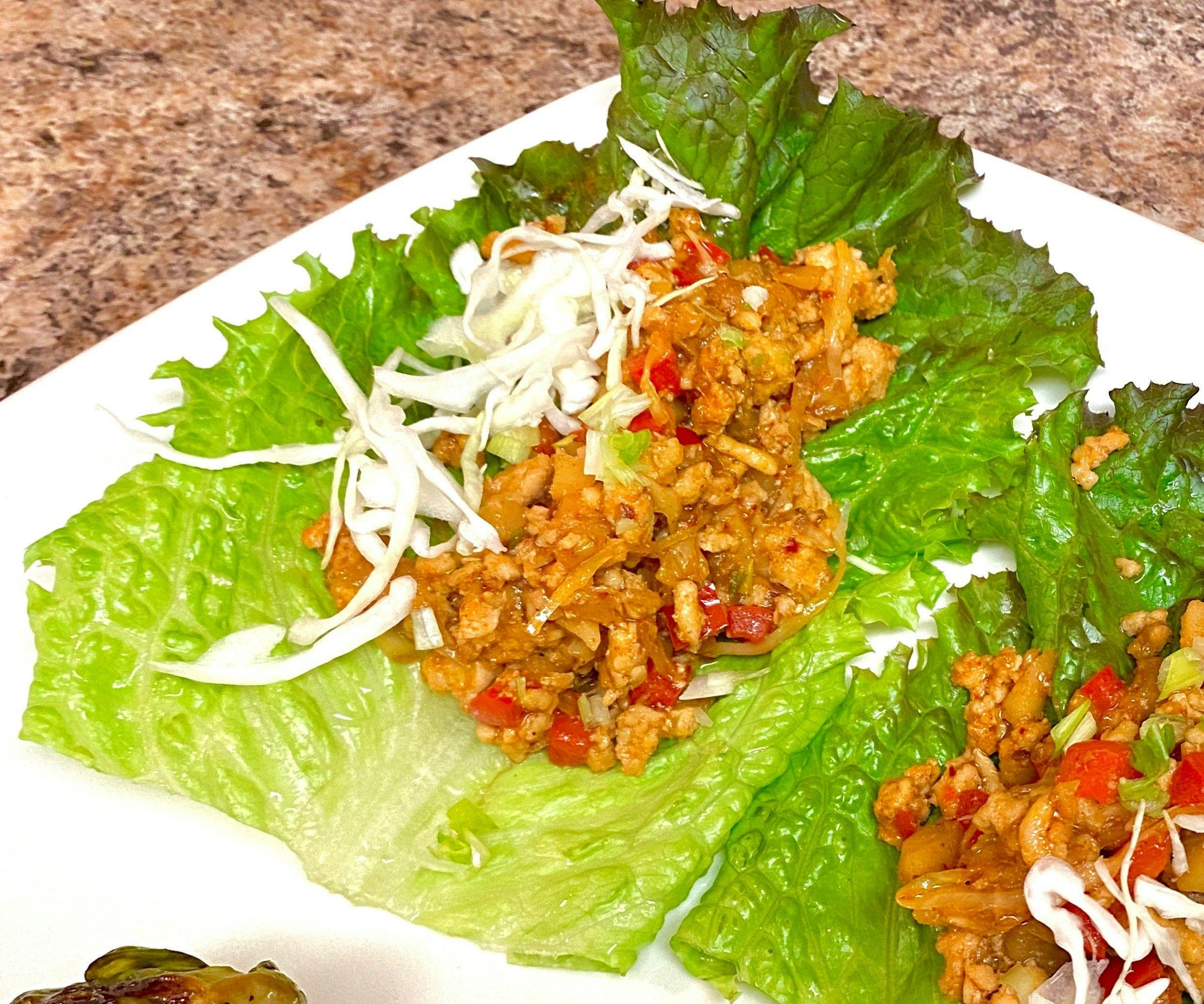 Cooking with CURE: Thai Chicken Lettuce Wraps Recipe