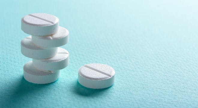Image of aspirin pills.