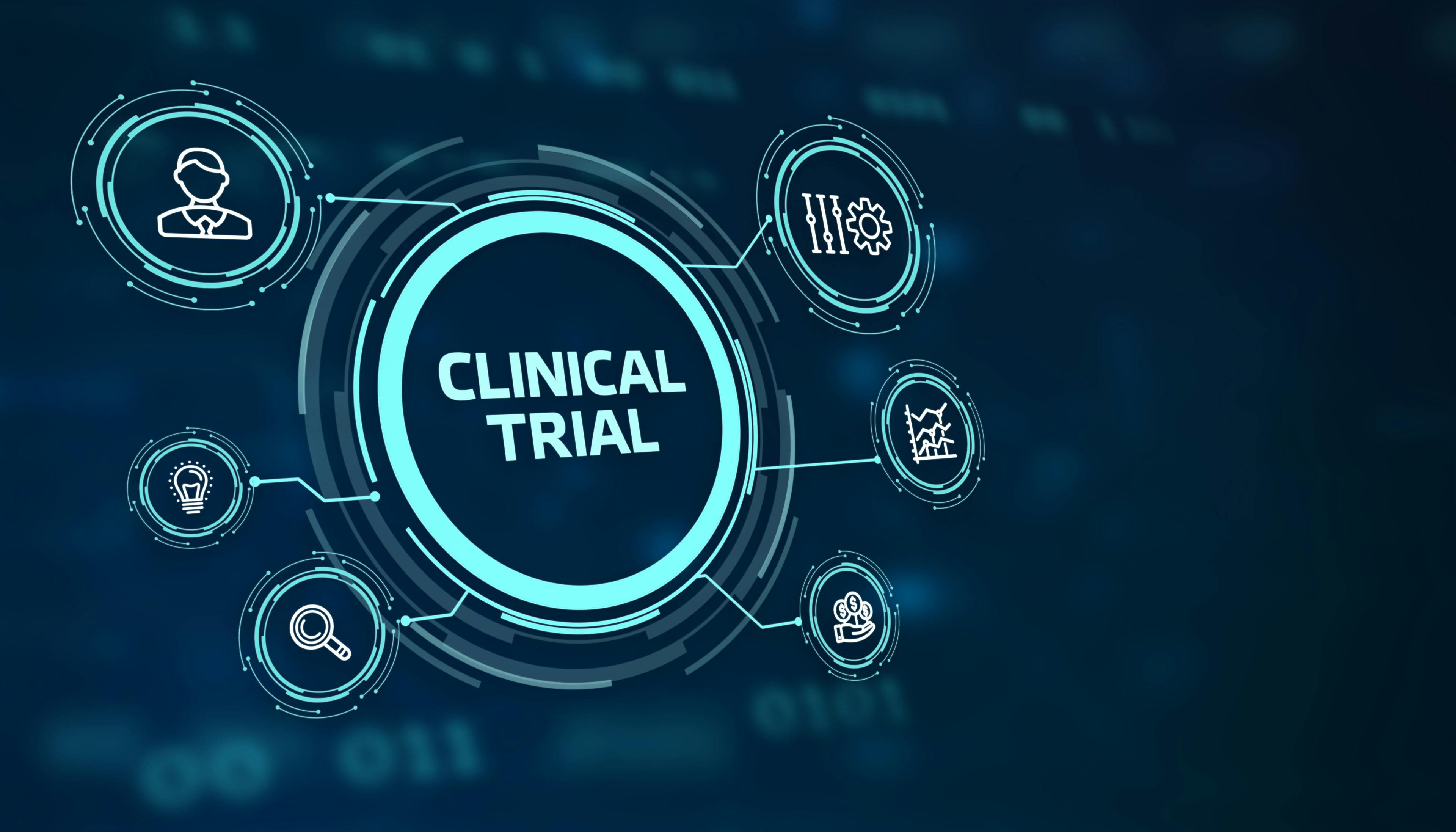 Business, Technology, Internet and network concept. select on the virtual display: Clinical trial | Image credit: © photon_photo - © stock.adobe.com