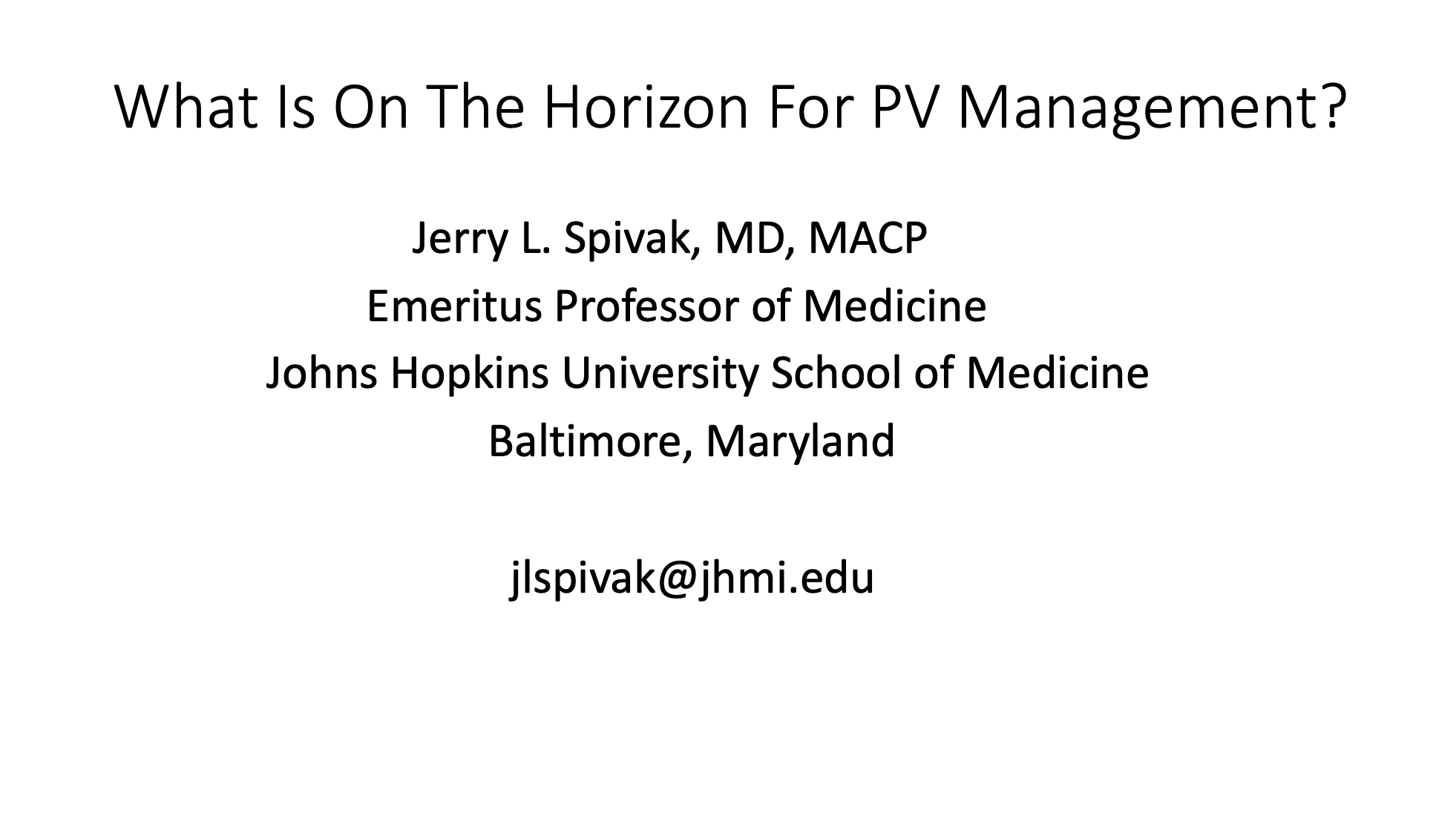 Dr. Jerry Spivak