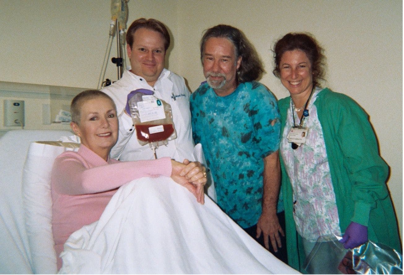 From left: Susan Keller, Dr. Michael Craig, Johnny Shultz and Andrea.