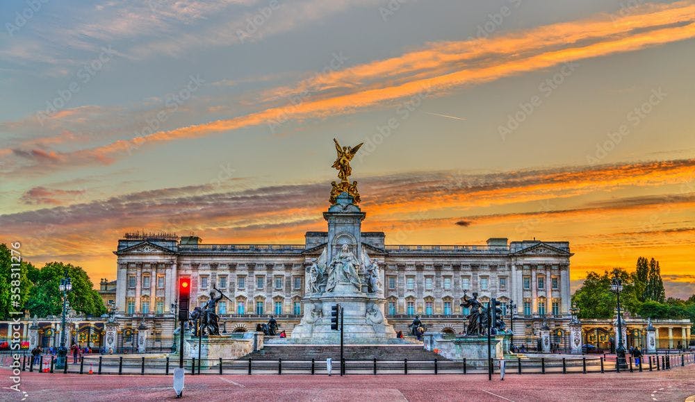The Victoria Memorial and Buckingham Palace in London, England | Image credit: © - Leonid Andronov © - stock.adobe.com. King Charles III announced diagnosis of cancer.