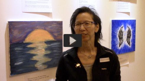 Oncology on Canvas Winner's Cancer Experience Shapes Her Artwork