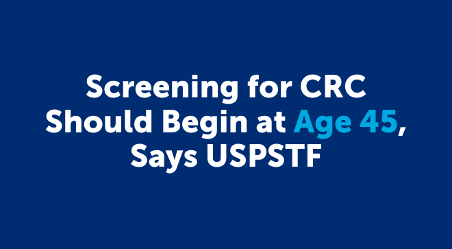 Statement on USPSTF's Draft CRC Screening Recommendation