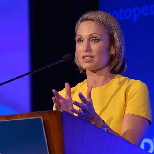 TV Anchor Amy Robach Discusses Breast Cancer Survival in Keynote Address